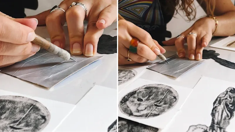 Ustvarjalni Večer Nekoliko Drugače: Grafična Delavnica za Odrasle 