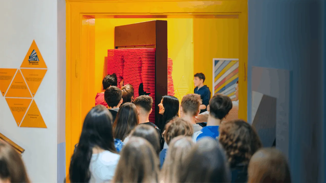 Teachers come visit - interactive learning experience at House of Illusions